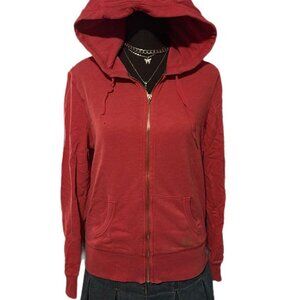 vs pink angel wing red zipup hoodie